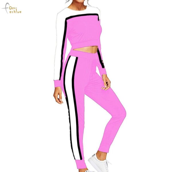 Ladies Crop Track Suit QF-CTTS-0122-2