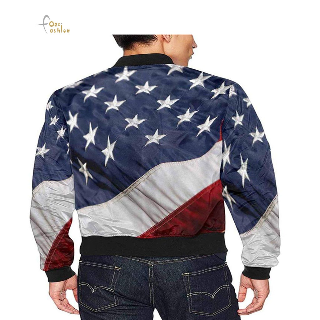 SUBLIMATION Varsity Jacket - by Qazi Fashion PTY LTD